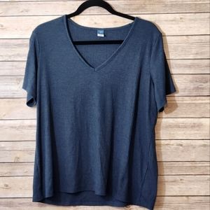 NWOT Navy Tee